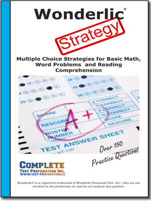 cover image of Wonderlic Test Strategy